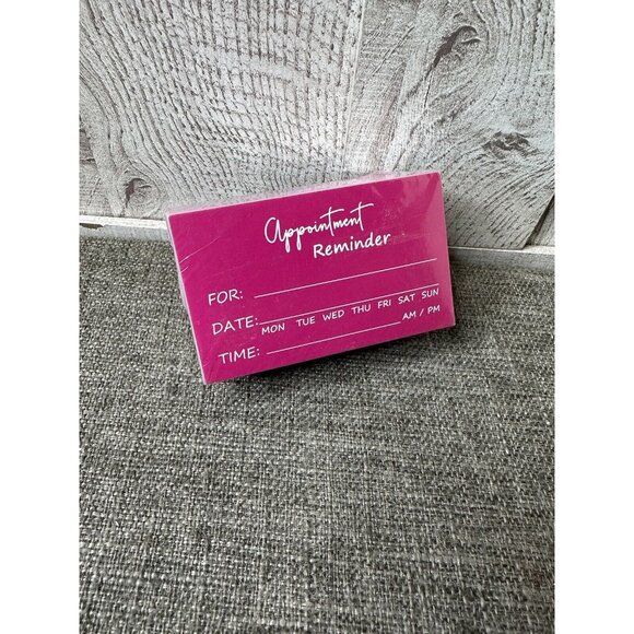 Unbranded Other - Hot Pink RXBC2011 Appointment Reminder Cards Pack of 100 for Office Salon
